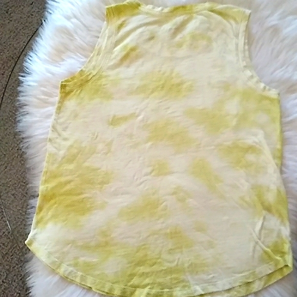 Time & Tru | Kids | Yellow Tye Dye Tank Top - Picture 2 of 13